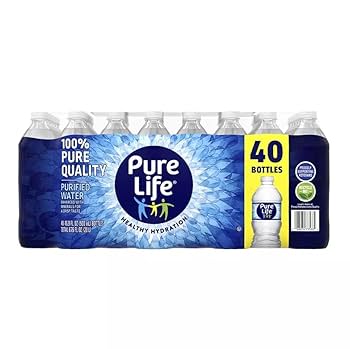 Amazon.com: Pure Life Purified Mineral Water 16.9 oz. / 40